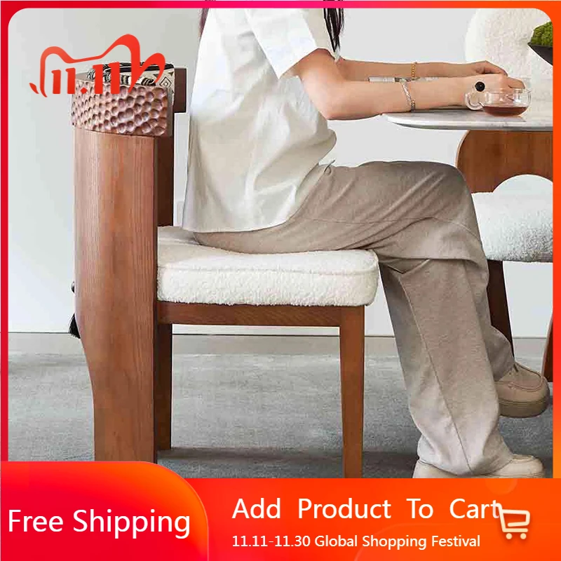 

Wooden Stoot Dining Chairs Restaurant Mobile Modern Party Outdoor Hotel Kitchen Dining Chairs Designer Muebles Home Furniture