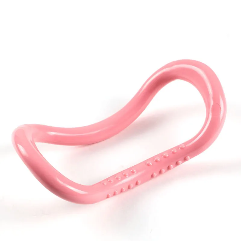 

Кольцо для йоги и пилатеса, эластичное кольцо для массажа и растяжки икр и шеи, подходит для всех возрастов, из ПП-материала, эргономичный дизайн