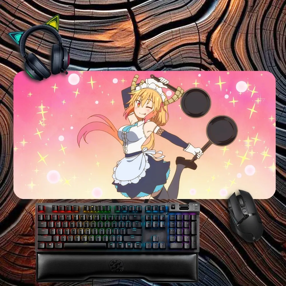 Anime M-Miss K-Kobayashis D-Dragon Maid Mouse Pad Non-slip Lockedge Office Student Gaming Thickened Large Writing Pad Cushion