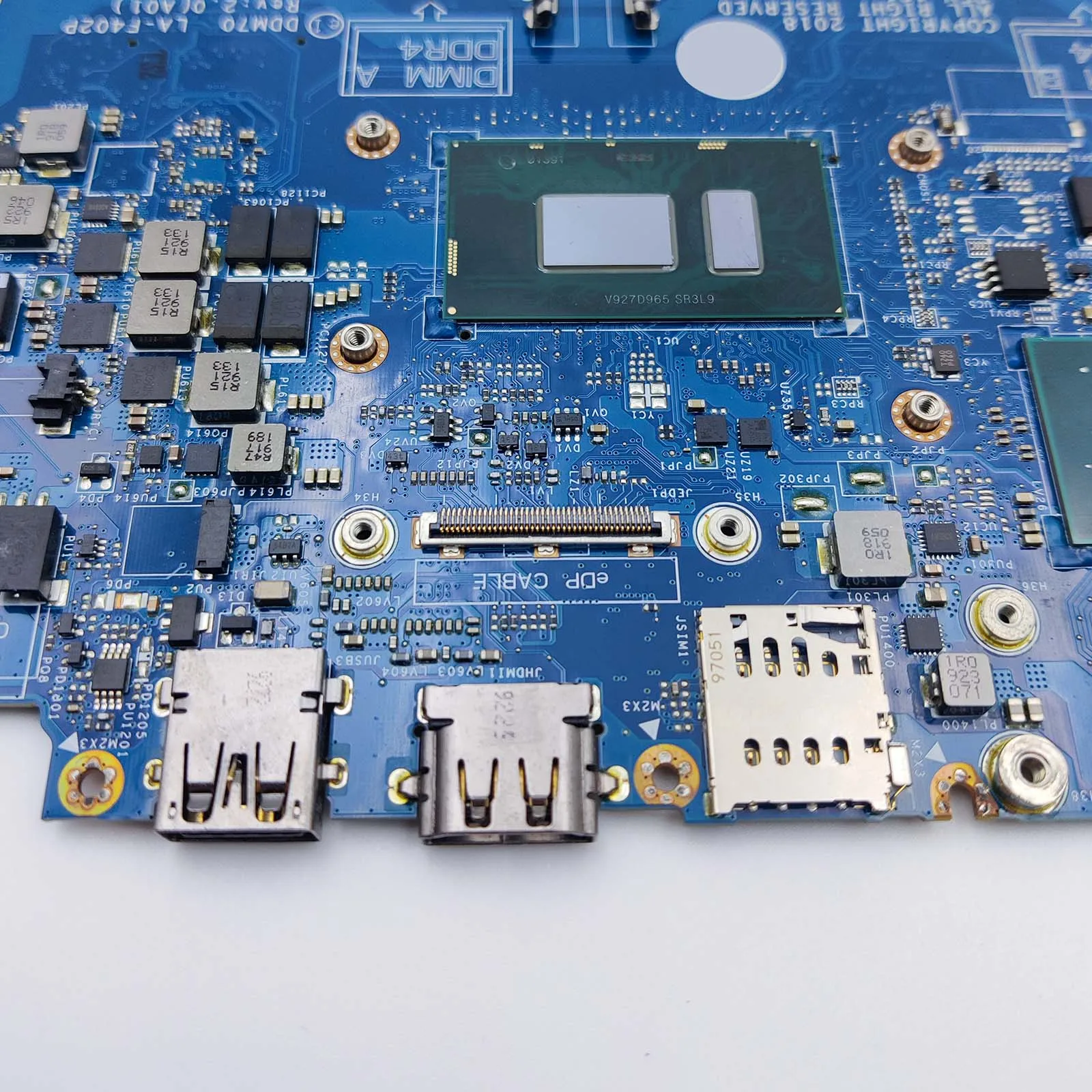 LA-F402P DELL ノートパソコンのマザーボード LA - F402P Latitude 5490 E5490 CN - 0F84M1 0F84M1 ​   ノートパソコンのメインボード