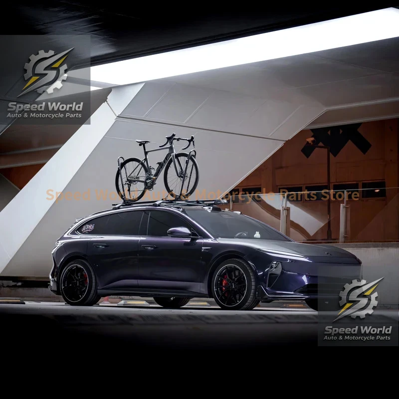 Car Roof Bike Rack Lightweight 5.9KG Comprised Pipes Aluminum Profiles Reinforced PA Stainless Steel Durable Stylish