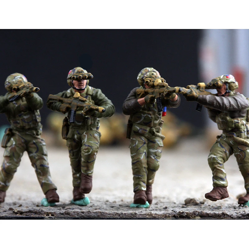 

Масштабные модели из смолы 1:72: Отряд специального назначения США, подходит для сцен с танками, коллекционные декоративные подарки, для демонстрации
