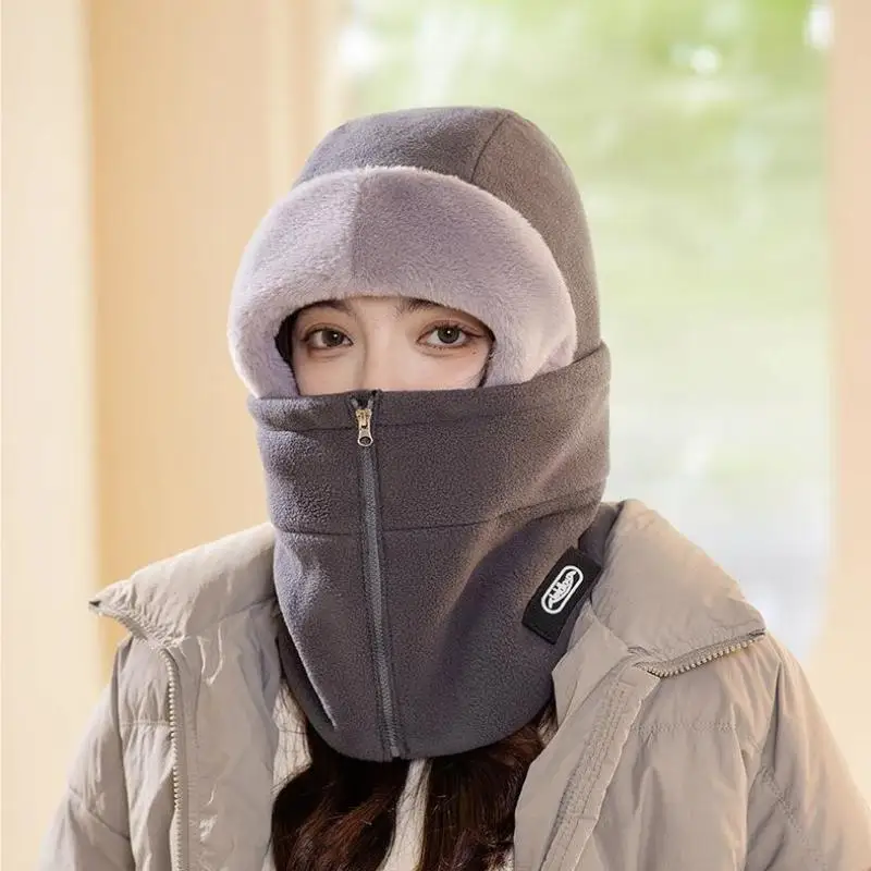 قبعة مقاومة للرياح في الشتاء لركوب الدراجات، قناع وجه سميك ودافئ لحماية الأذن، عصابة رأس لركوب الدراجات، قبعة قطنية مقاومة للبرد #6