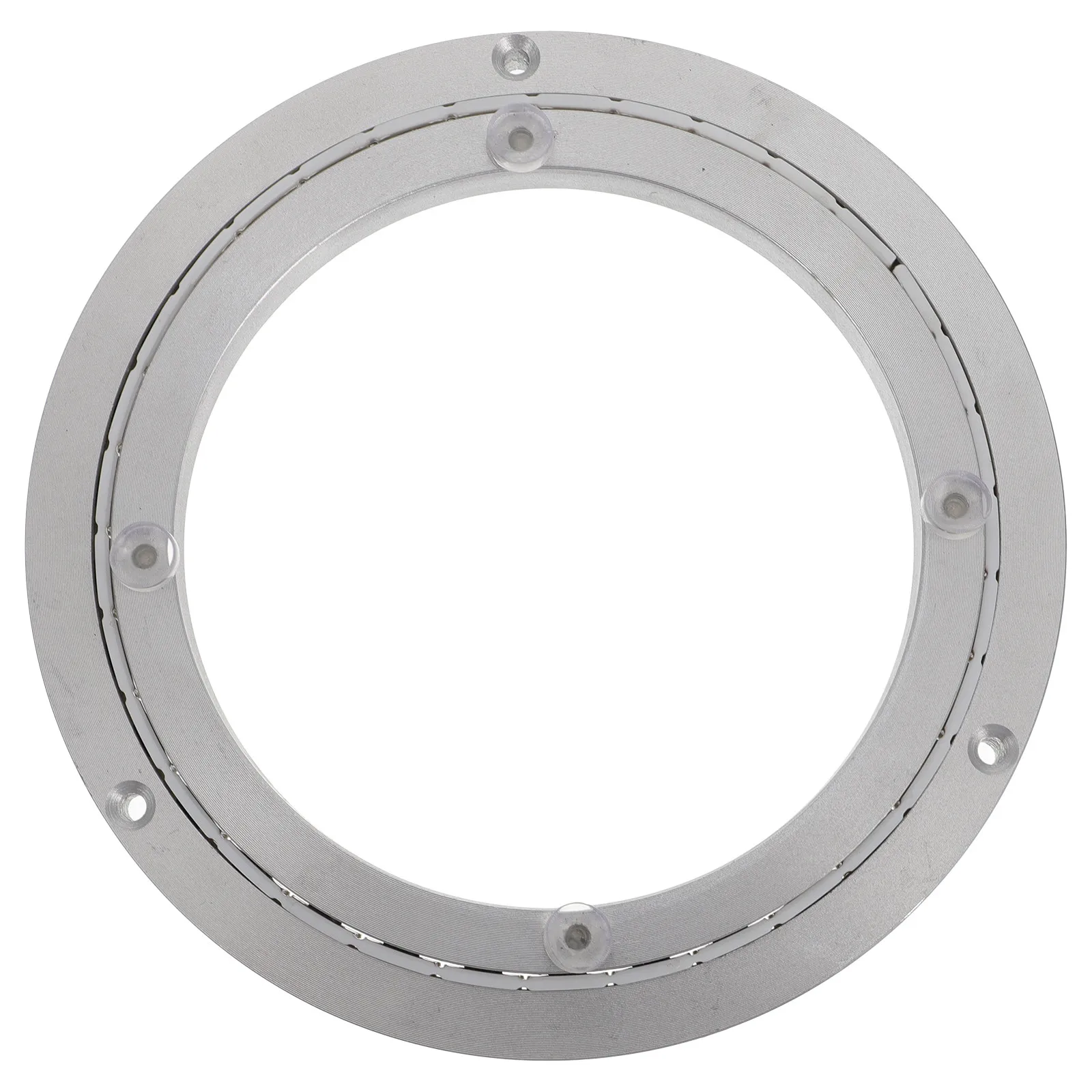 Professional Aluminium Alloy Rotating Bearing Round Turntable Plate Stable Smooth Swivel Plate for Food Display Cake Stand