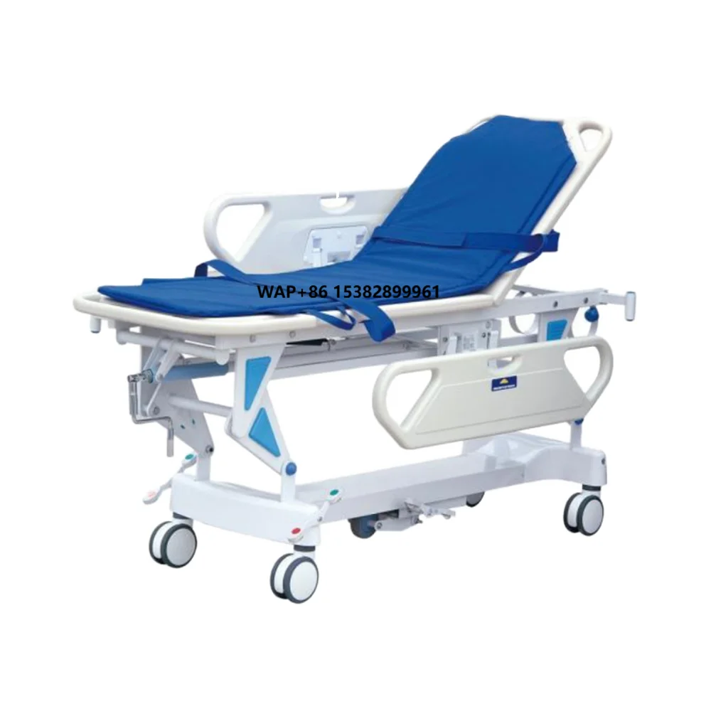 FY-OTC103 Medical Transfer Cart Competitive Price ABS Homecare Furniture Nursing Hospital Bed ICU Stretcher Trolley