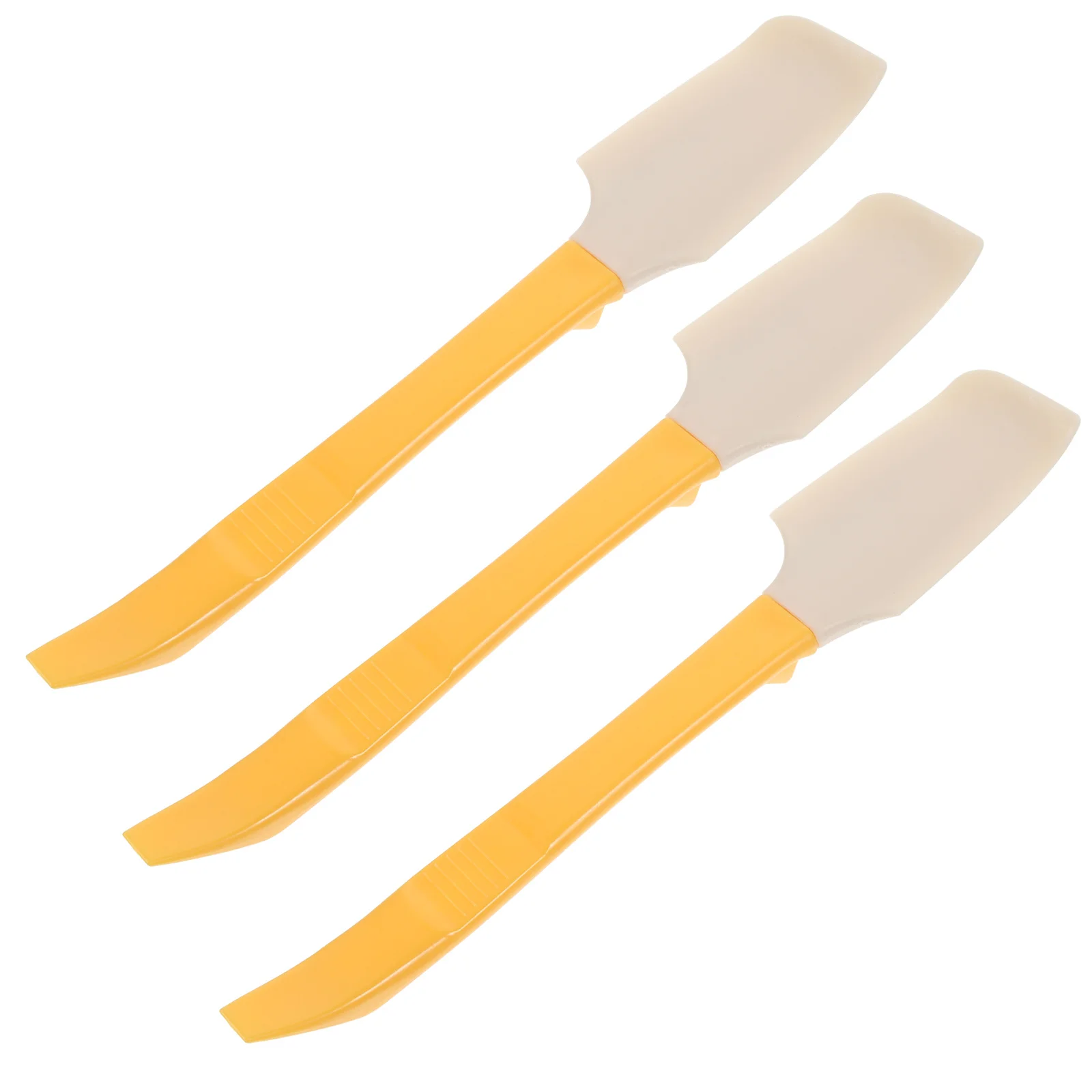 

8Pcs Small Silicone Jar Spatulas Jam Bottle Scraper Mini Cream Cake Spatula Baking Tools Silicone Jar Scrapers
