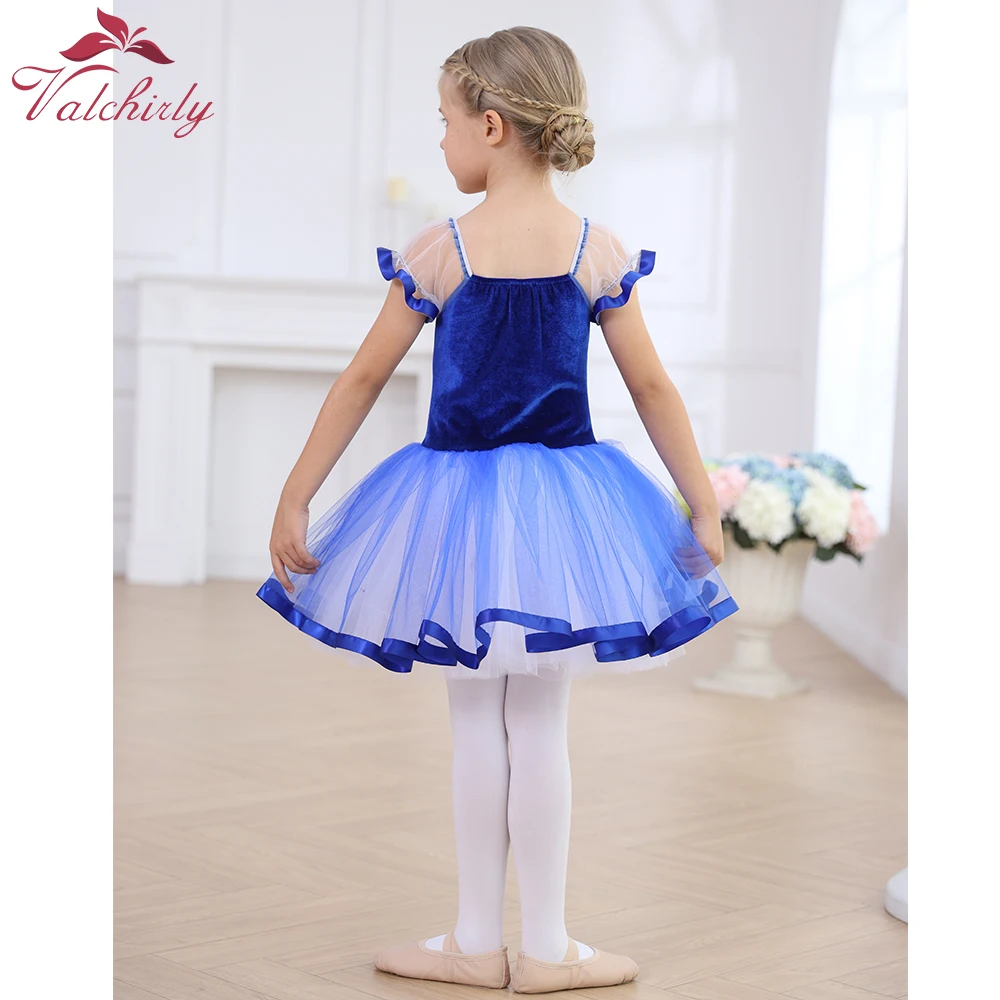 Hot Sale Girls Ballet Costume Tutu Dress Dancing Skirt Bowknot for Perfomance Stage