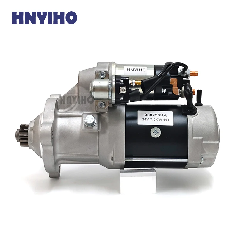 24V 7.0KW 11T Starter Motor 080723KA 300516-00075 300516-00075A 300516-00075B 65.26201-7062C 30218N for DOOSAN Solar S340LC-V