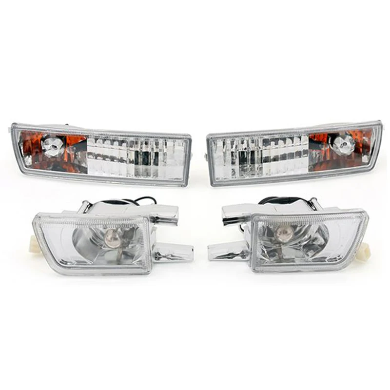 Four-door VW Jetta Golf White Front Fog Lamp Kit Corner  For VW Golf Mk3,VW Jetta Mk3 / Vento 1993-1998 Signal Lamp