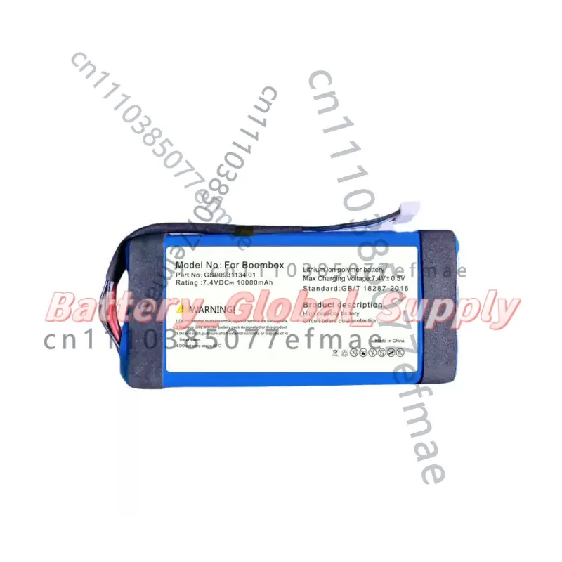 

Аккумулятор для Bluetooth-колонки JBL Boombox1, GSP0931134 01, 7.4V 10000mAh, 1 шт., НОВЫЙ