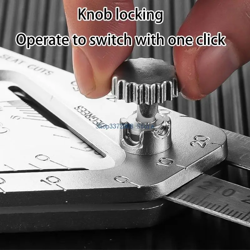  Stainless Square Angles Ruler with Line Marking For Construction
