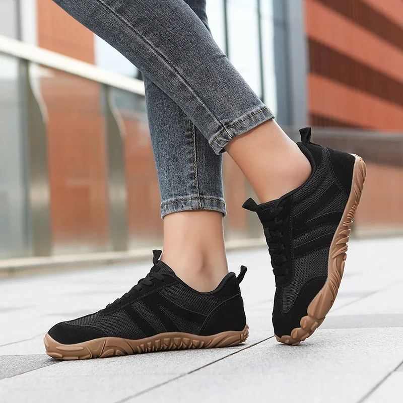 2026 Summer New Barefoot Wide Toe Sneakers Mens Womens Minimalist Traning Shoes Retro Outdoor Breathable Non-slip Walking Shoes image 6
