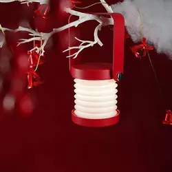 Lámpara de Camping plegable regulable táctil, luz nocturna portátil con carga USB, lámpara de mesa creativa, regalo para niños