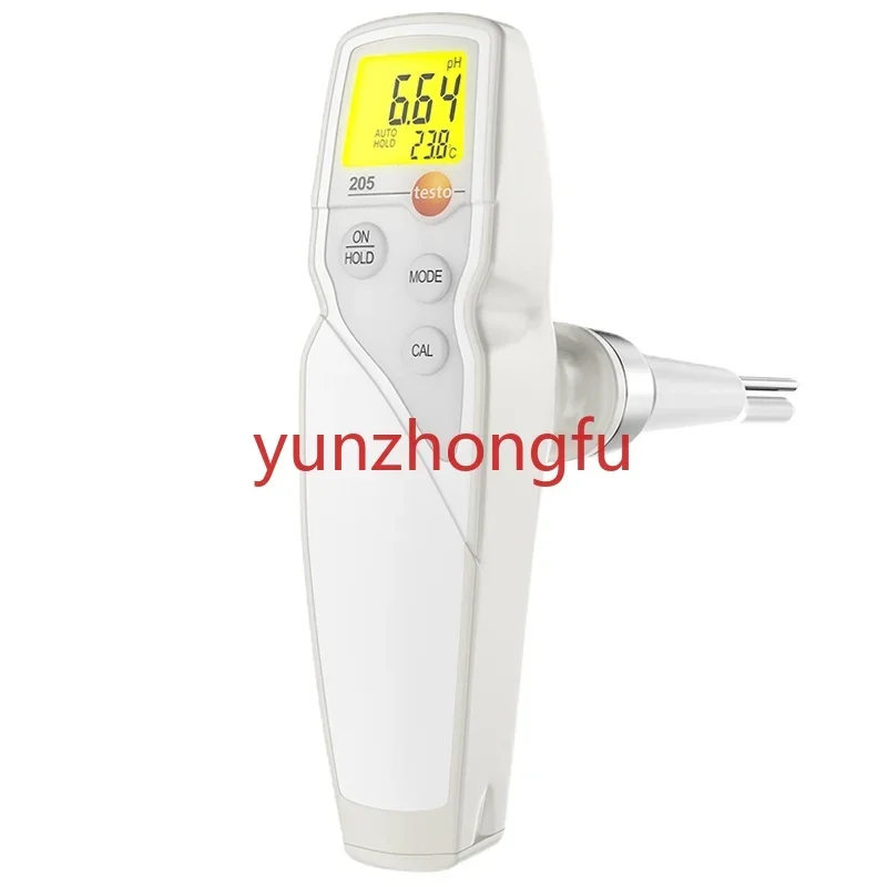 205 immersion food pH meter thermometer digital display semi-solid meat pH measuring instrument