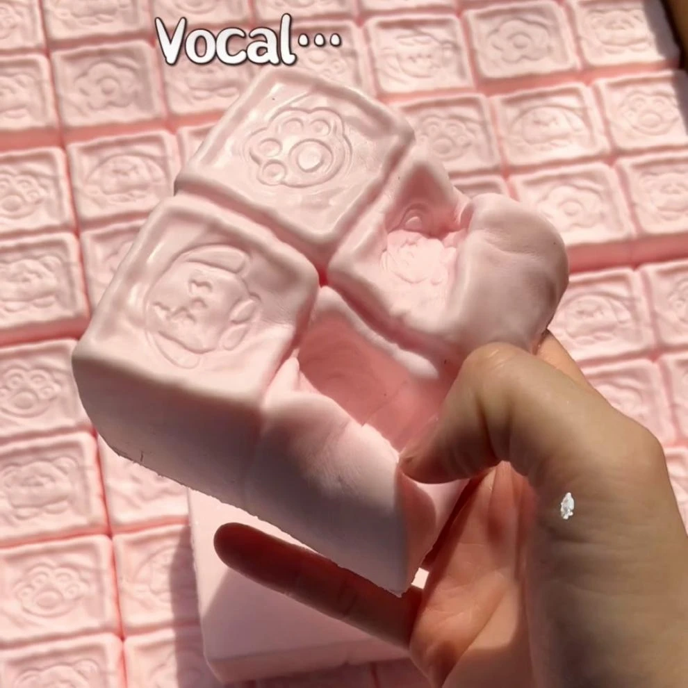 Moist Strawberry Milk Chocolate Cake Bread Squishy Toys Slow Rising Fidget Toy Sensory for Stress Relief Squeeze for Kids Adults image 5
