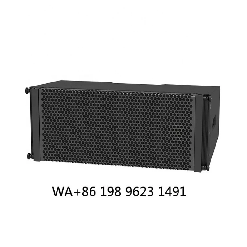 Dual 8 Inch Passive Line Array Speaker System Professional Stage PA Audio for Indoor Outdoor Live Performance