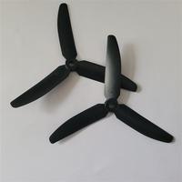 ZHIPAIJI Drone Propellers, 1 Pair Drone 5030 5 inch Propeller 3-Blade Main Propeller Rotor CW CCW Wings Spare Part for RC Drone