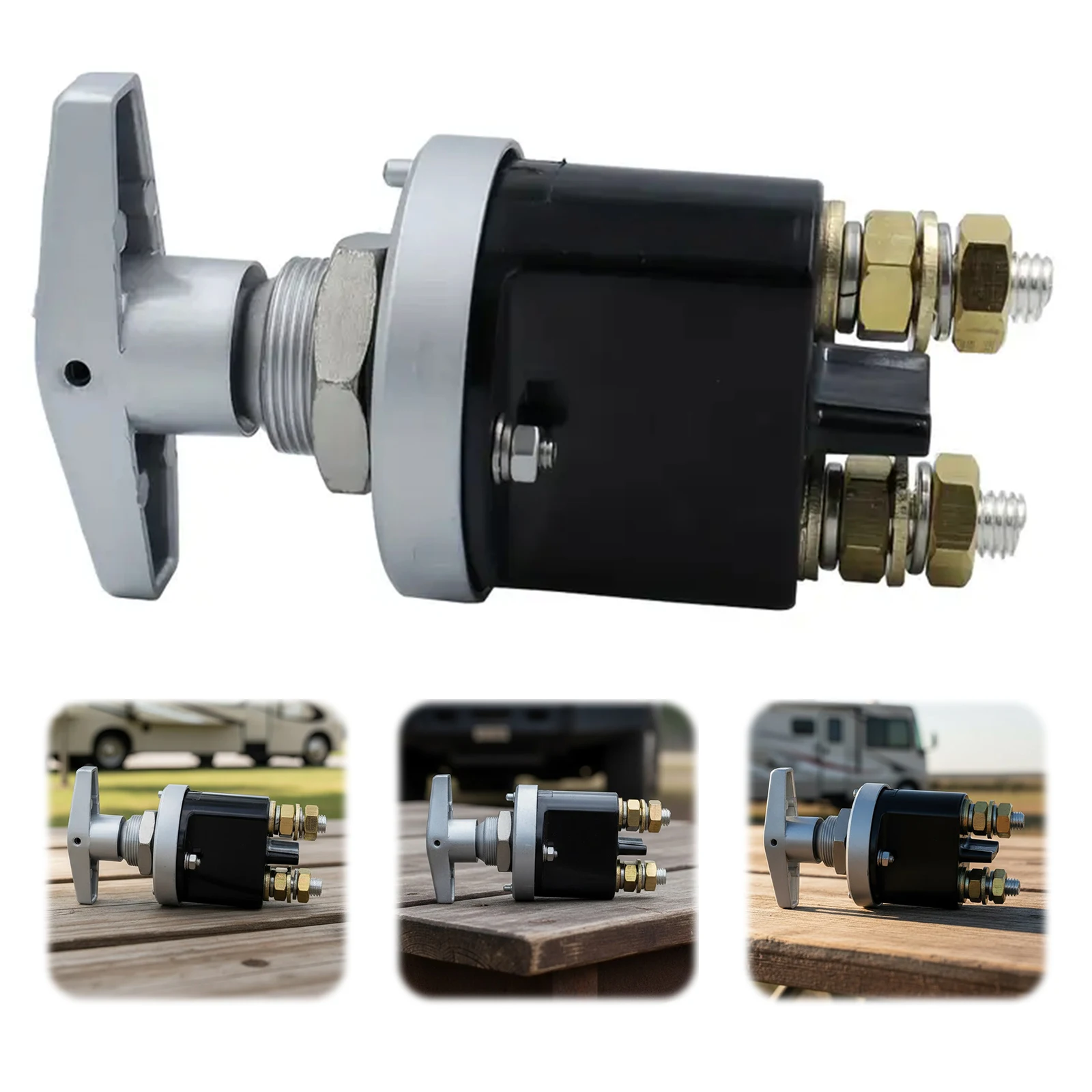 

12-24V 500A Battery Disconnect Switch Battery Circuit Cutter Industrial Machinery Power Cut Off Device for RV Yacht Trucks Cars