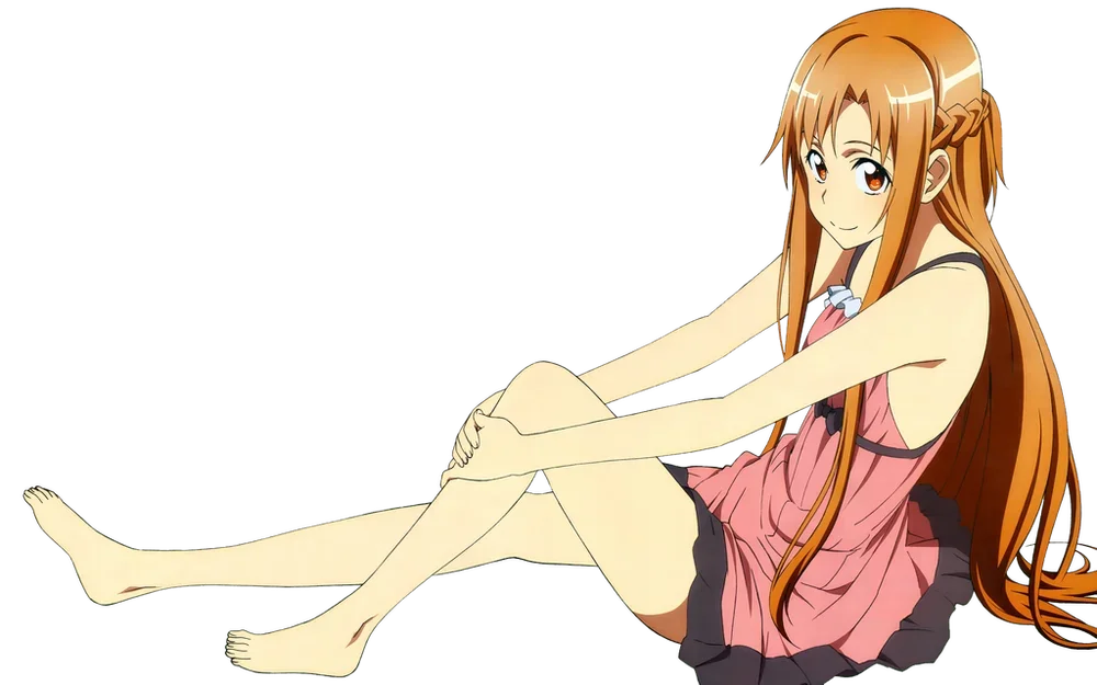 Asuna Yuuki Sword Art Online Kawaii Lingerie Lewd Anime Sticker Car Decal 3 ",6",8 "3 taglie a scelta.