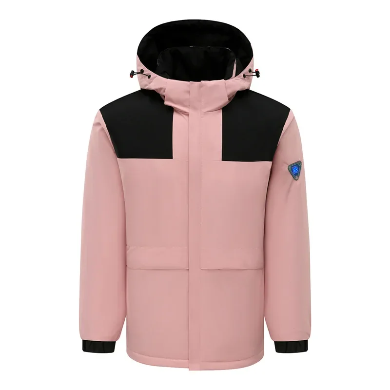 Chaquetas de calefacción eléctrica para hombres y mujeres, ropa de calefacción inteligente, chaquetas cálidas para deportes al aire libre, Invierno