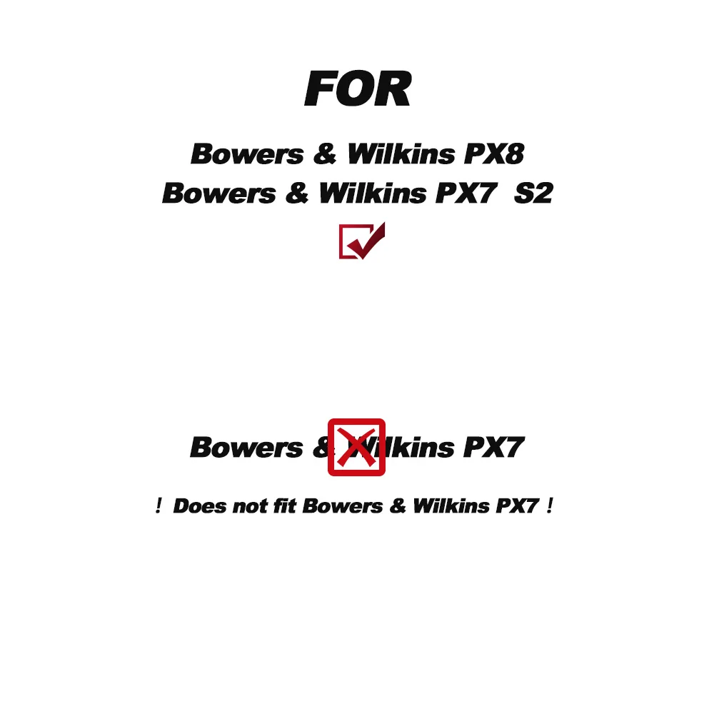 イヤホンパッド Bowers & Wilkins Px8 /PX7 S2 ワイヤレス交換用イヤーパッドヘッドフォンイヤーマフメモリカバースポンジタンパク質