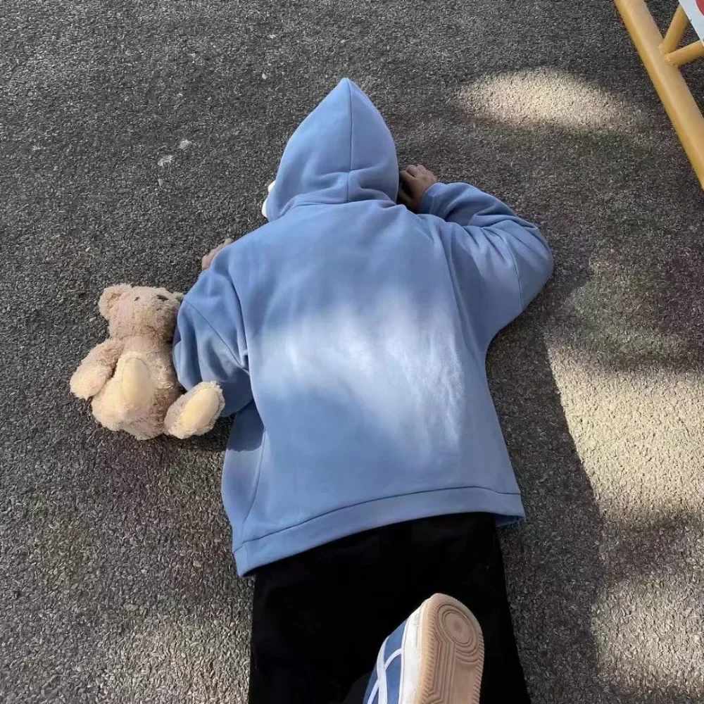 هوديس للنساء لطلاب Kawaii برباط جميل Harajuku ملابس الشارع الإبداع على الطراز الياباني أزياء مريحة متقدمة