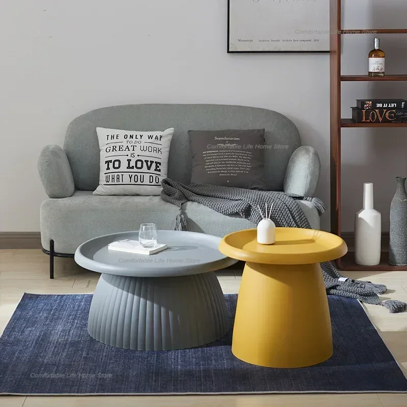 Living Room Coffee Tables Side Center Round Nordic Modern Coffee Tables Mushroom Inspiration Home Furniture Tavolino Da Salotto