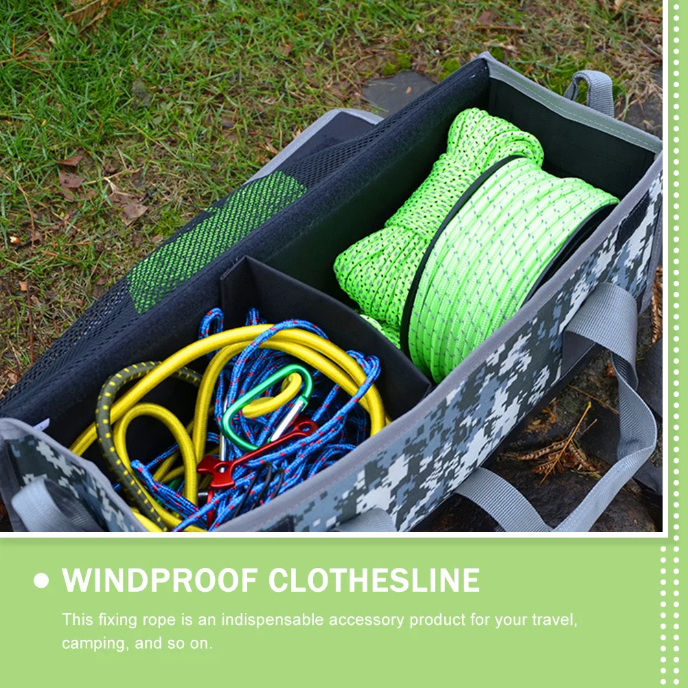 

1 Roll Outdoor Tent Ropes Camping Tie Down Cords Reflective Windproof Canopy Ropes Tent Fixing Rope Adjustable Rope Tightener