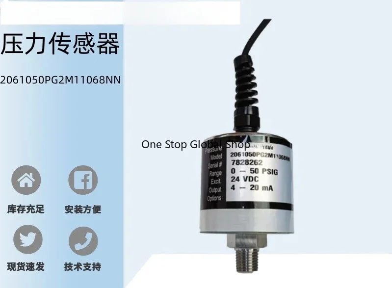

Original 206 Series 2061200PG2M11068NN High Precision Pressure Sensor Transmitter