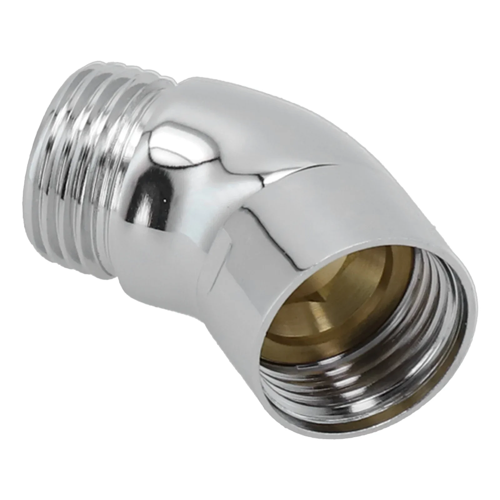 G1/2 Hand Shower Top Spray Elbow Chrome Angle Female Thread And Male Thread 135° Sprinkler Nozzle Adapter Shower Head Connector