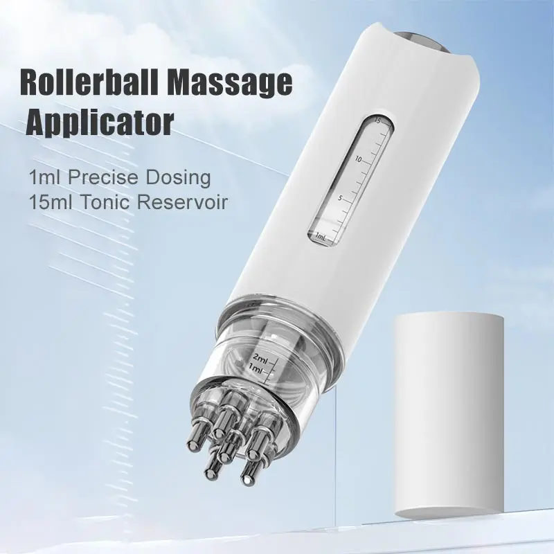 Hair Scalp Medicine Applicator Comb 15ml Large Capacity Built-in Storage Chamber Easy to Operate & Carry Professional Scalp