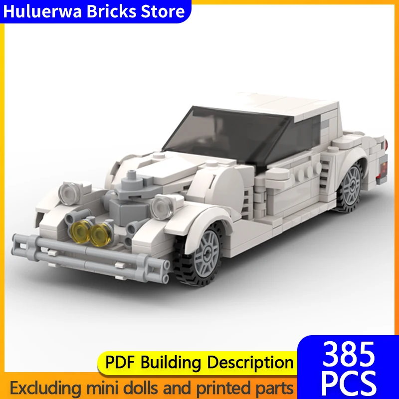 

City Car Model MOC Building Bricks Le-Seyde Retro Luxury Sports Car Modular Technology Children Holiday Gifts Assemble Toys Suit