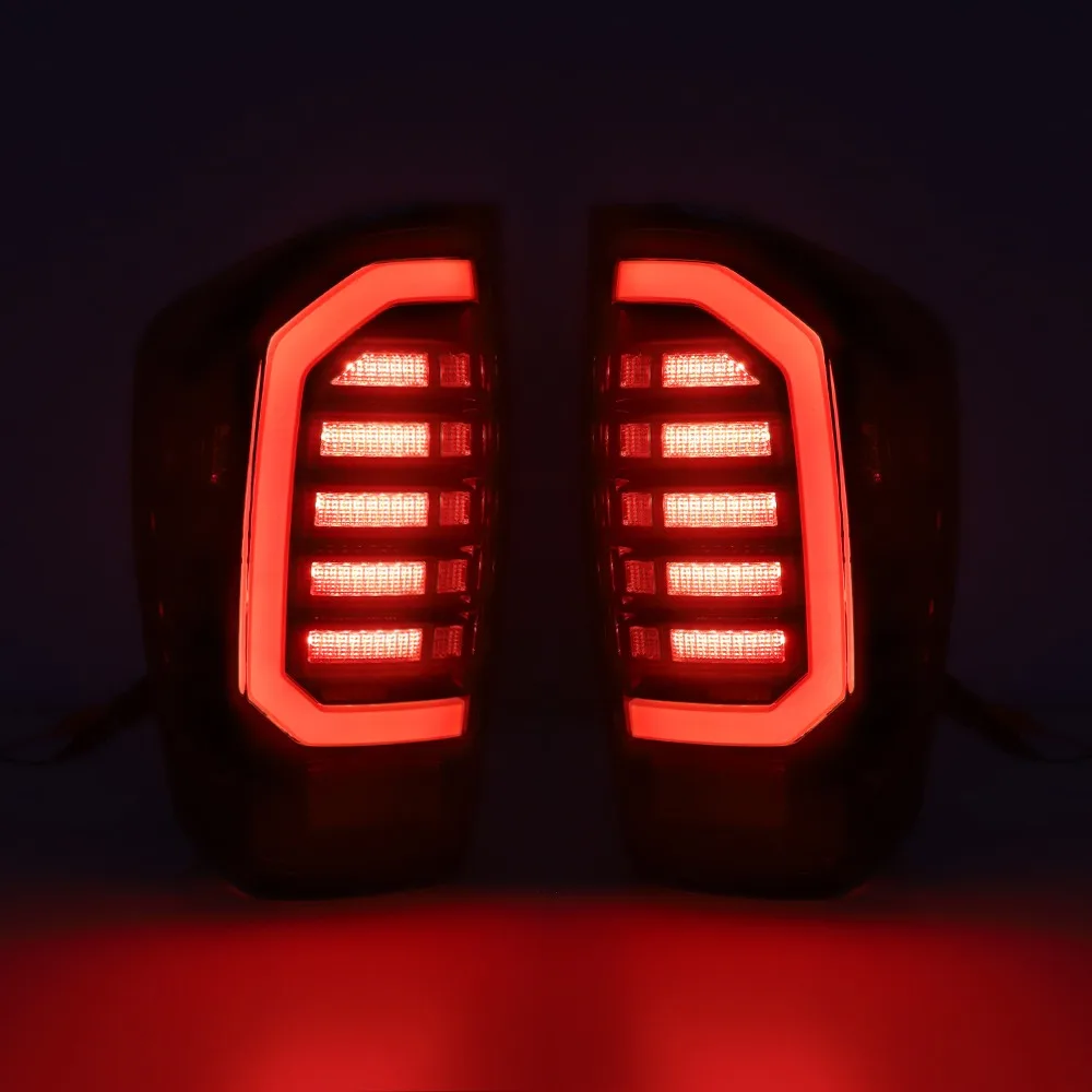 سيارة LED التوصيل والتشغيل الضوء الخلفي الجمعية ل 2016-2022 تويوتا تاكوما أضواء خلفية DRL تشغيل تحول الفرامل عكس أضواء