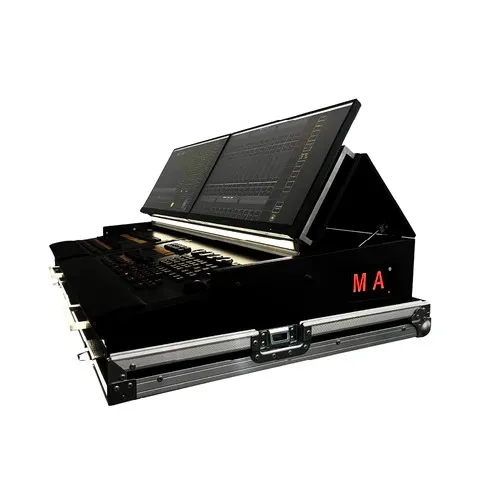 Customized Flight Case Lighting Controller PRO-3  Command OnPc Fader Wing Dual Touch Screen Case