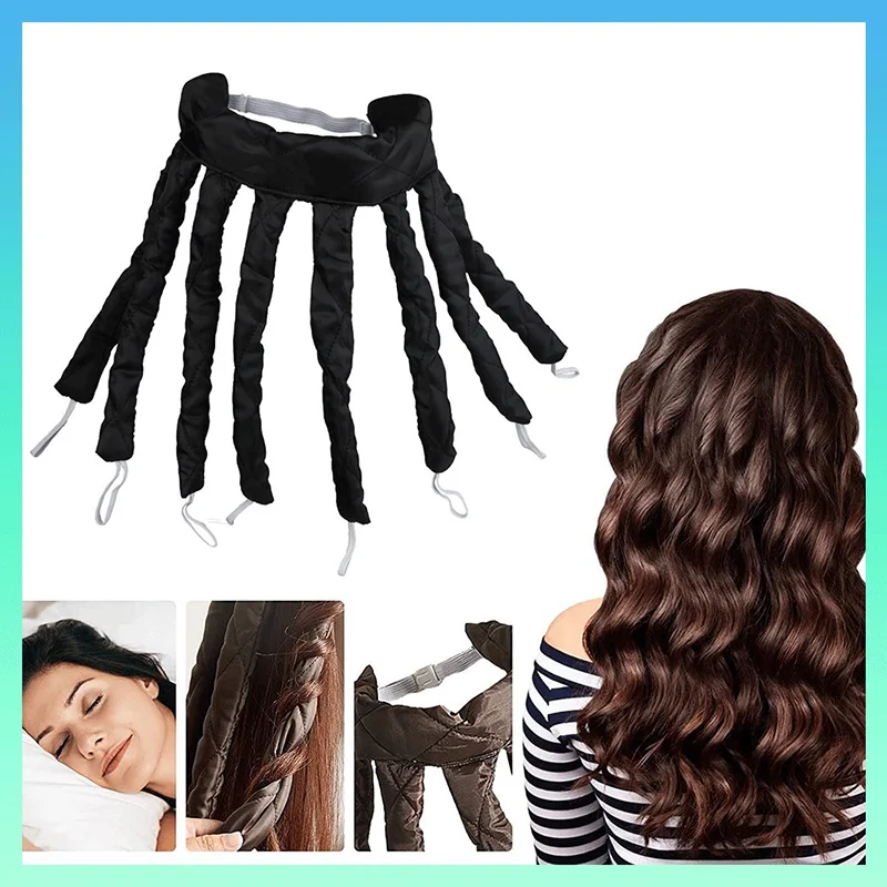 Lazy Hair Curler Hair Rollers Heatless Curling Rod Headband Curls Silk Ribbon Sleeping Soft Wave Formers No Heat Curls Ribbon