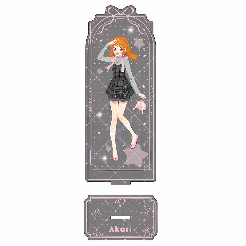 Aikatsu！Aidoru Katsudou！Akari Lchigo Yume Aine Idol Academy 15cm acrylic display board Fan Christmas Special Set