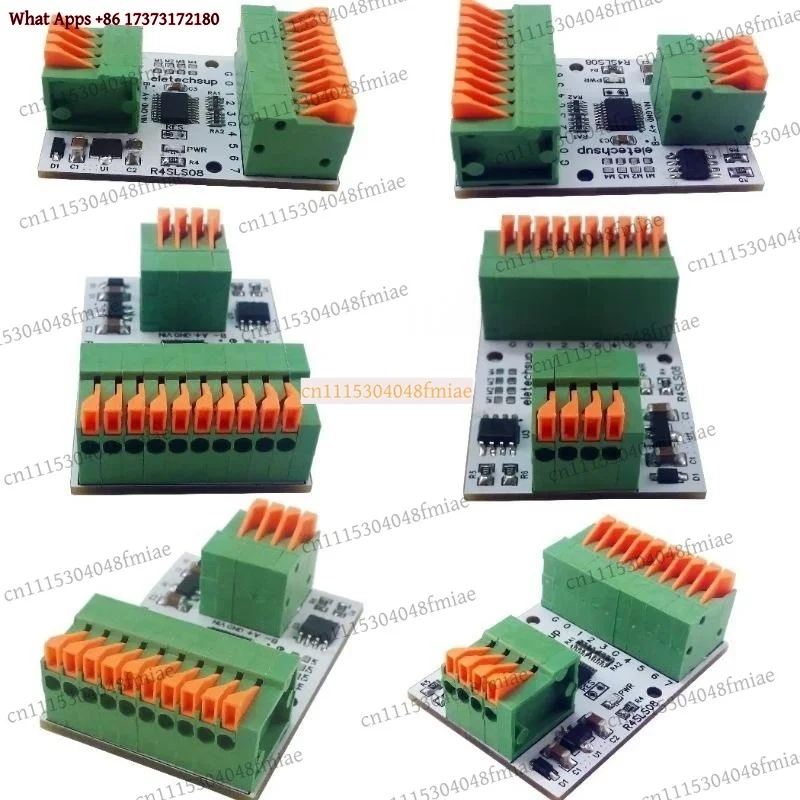 NPN PNP DI DO Module 141R RS485 Modbus Remote IO Spring Terminal Block DC 12V 24V