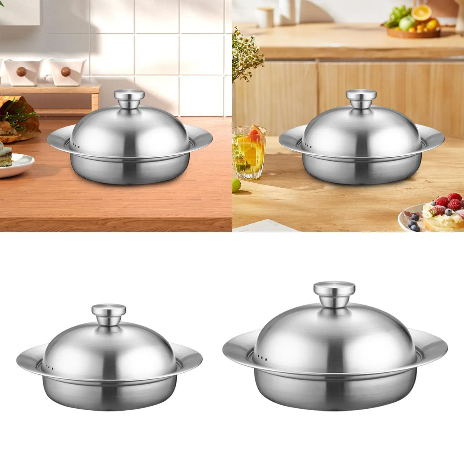 

Steaming Plate Food Steamer Practical Professional Multifunctional Fish Poacher