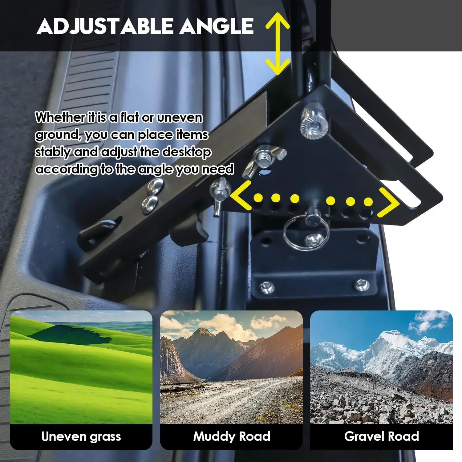 stllf Custom Wholesale Alloy Steel Portable Adjustable Foldable Folding SUV Universal Tailgate Trunk Outdoor Car Picnic Camping