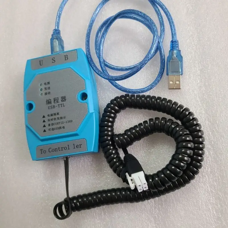 1309 USB Interface Box Programmer Handset Curtis 1314 4401 4402 5502 PC Programming Station Software Curtis AC DC Controller