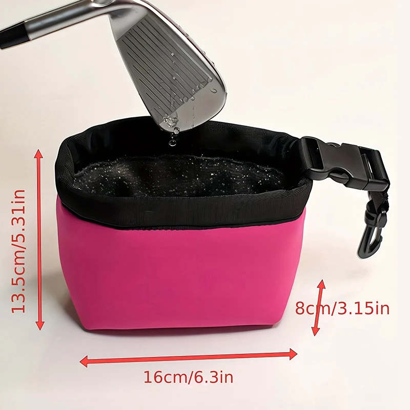 Bolsa deportiva desmontable para Golf, bolsa de limpieza de pelotas de Golf, bolsa de almacenamiento de agua de alta calidad