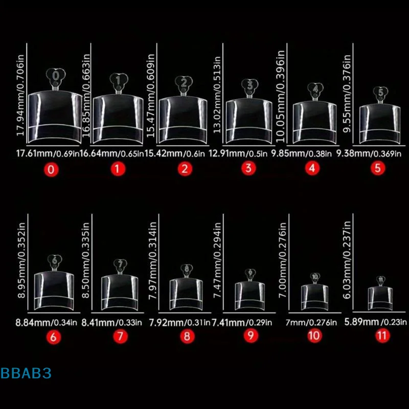 【B】120/240 قطعة أطراف أظافر وهمية شفافة نصف غطاء لأظافر القدم للباديكير المربعة اضغط على أظافر القدم للنساء لصالونات الأظافر DIY #6