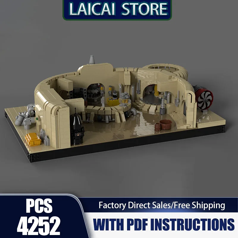 

Популярная звездная модель фильма Moc, строительные блоки, модель конференц-зала, технологические кирпичи, сделай сам, известная сборка, праздничные игрушки, подарки