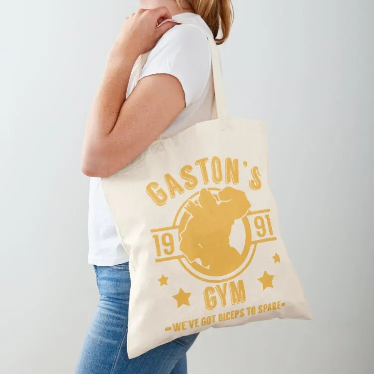 

Gaston's Gym (Red & Yellow Version) Tote Bag free delivery bags Eco bag Beach bag supermarket folding
