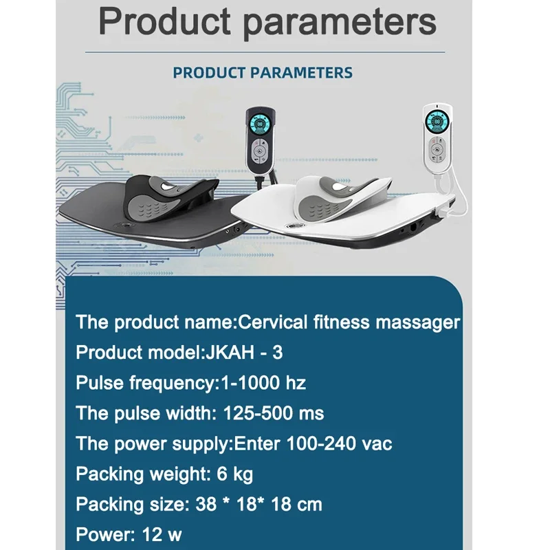 For Cervical Traction Apparatus Neck Pain Relief Massager Electric Heating Air Balloon Stretch Orthotics Physiotherapy Instrumen