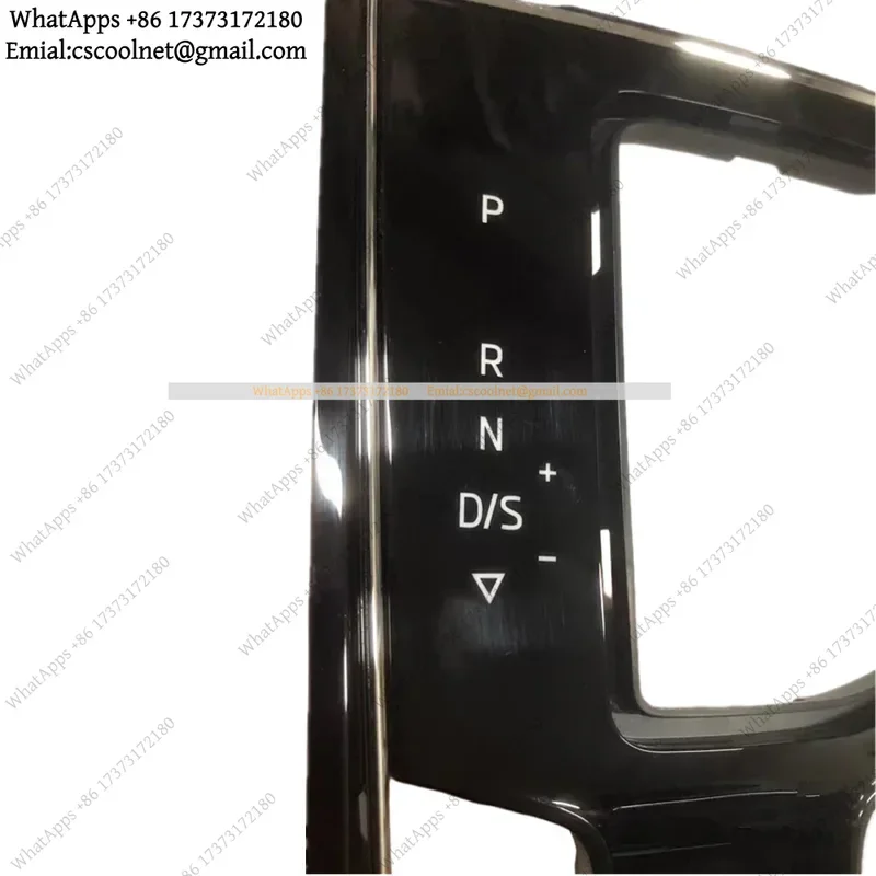 JS03 OEM Gear Shift Panel for Skoda Kodiaq & Karoq – Piano Black Gear Knob Base Board, Shift Lever Trim