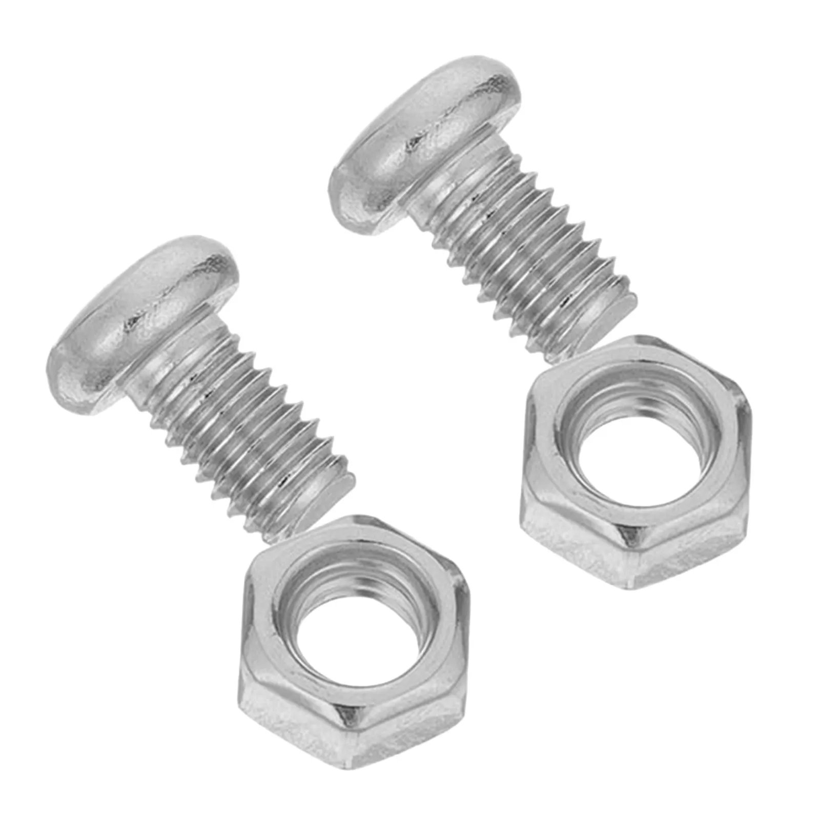 Cookware Handle Screws 2 Sets Stainless Steel M5 x 8mm Bolts Nuts for Frying Pan Wok Soup Pot Repair