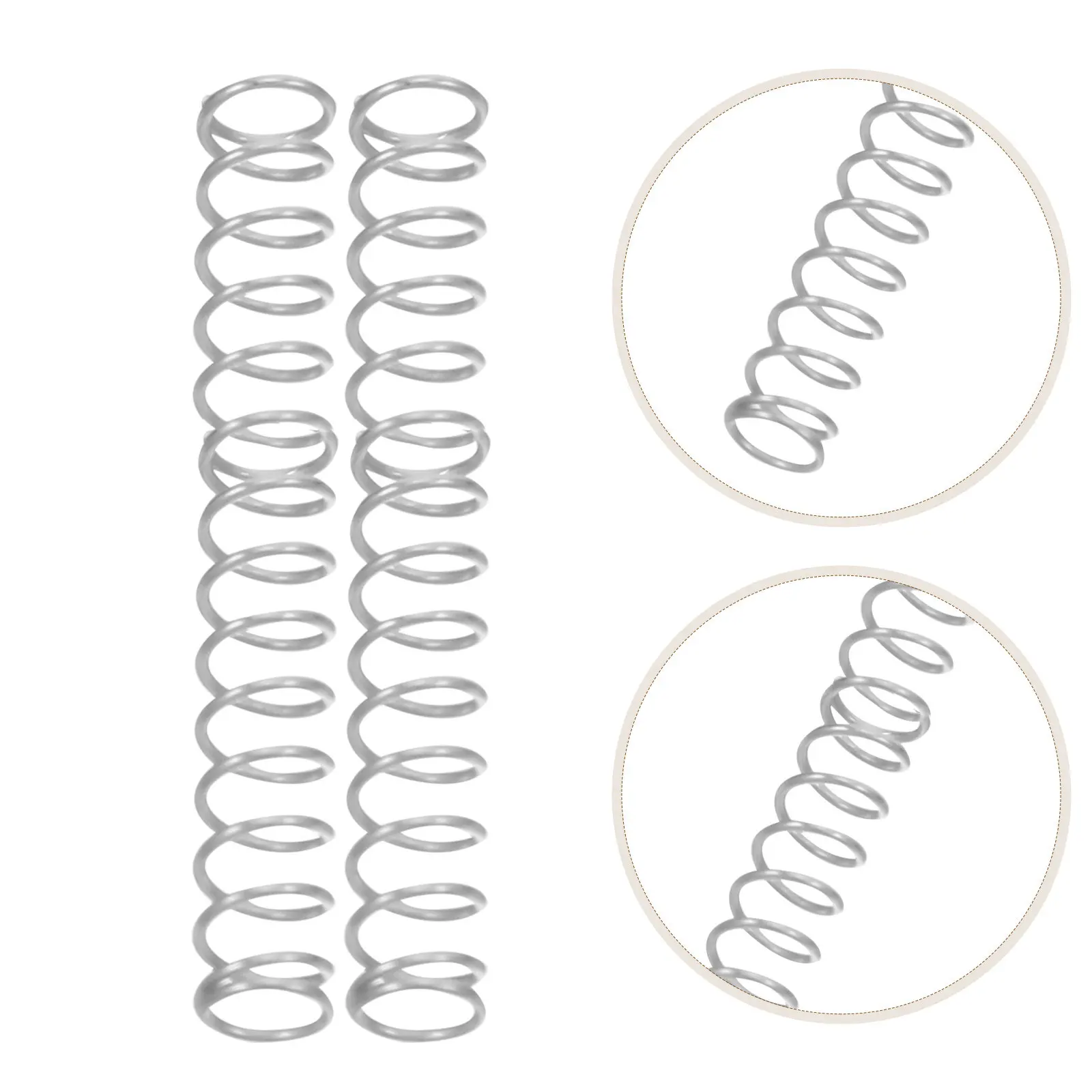 

10Pcs Ballpoint Pen Pressure Stainless Steel Compression Spring Replacement for Pen Click Return Smooth Writing Stationery Parts