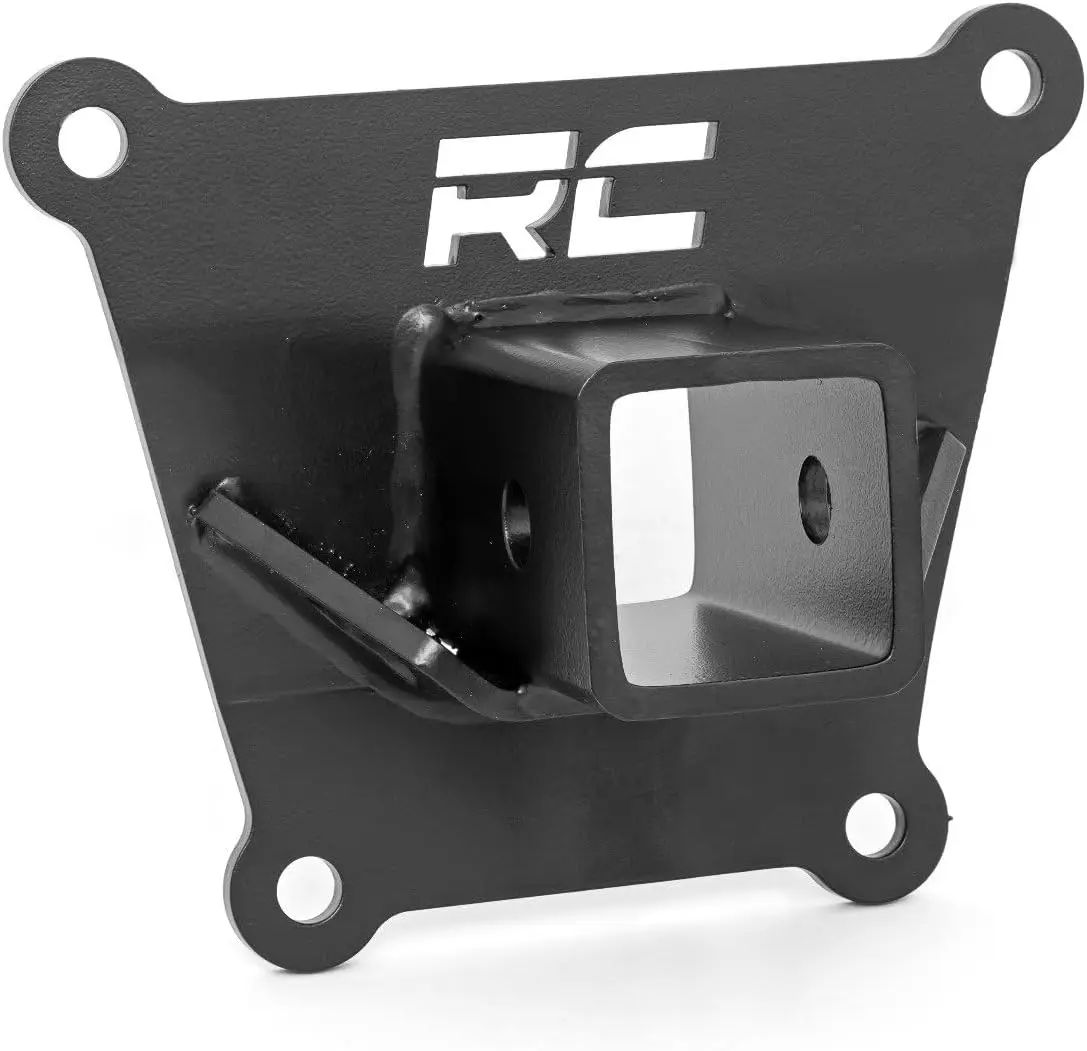 

2' UTV Receiver Hitch Plate for 19-22 Polaris RZR Turbo S - 93062,Black