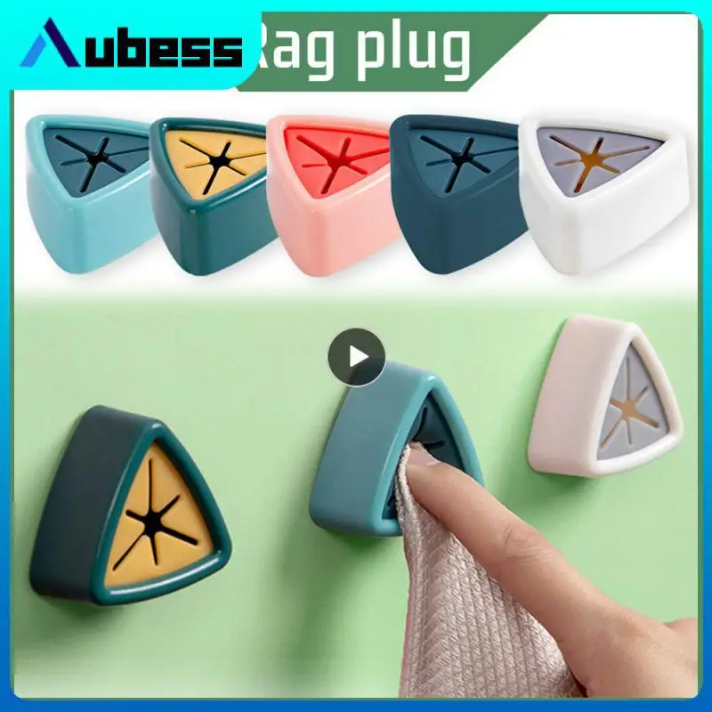 Punch-free Towel Rack Towel Plug Holder Wall Organizer Cloth Rag Hook Hanger Bathroom Accessories Kitchen Organizer Storage